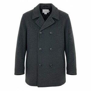 J. Crew Double Breasted Wool Pea Coat, Size Large